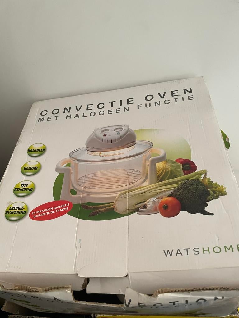 WatsHome Convectie Oven met Halogeen Functie - Nieuw in doos, Witgoed en Apparatuur, Ovens, Ophalen, Minder dan 45 cm, Overige merken