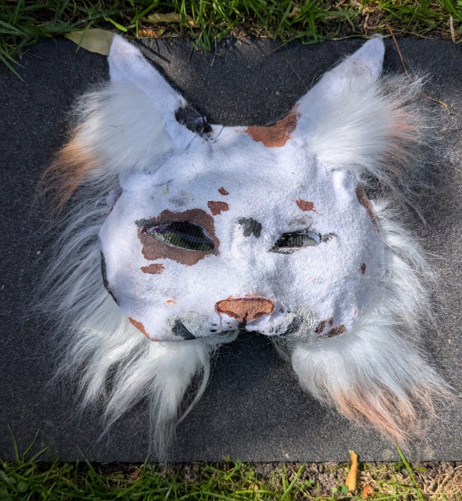 Handgemaakt Therian Masker - Uniek Dierenmasker, Handgemaakt, Overige typen, Meerkleurig, Ophalen of Verzenden
