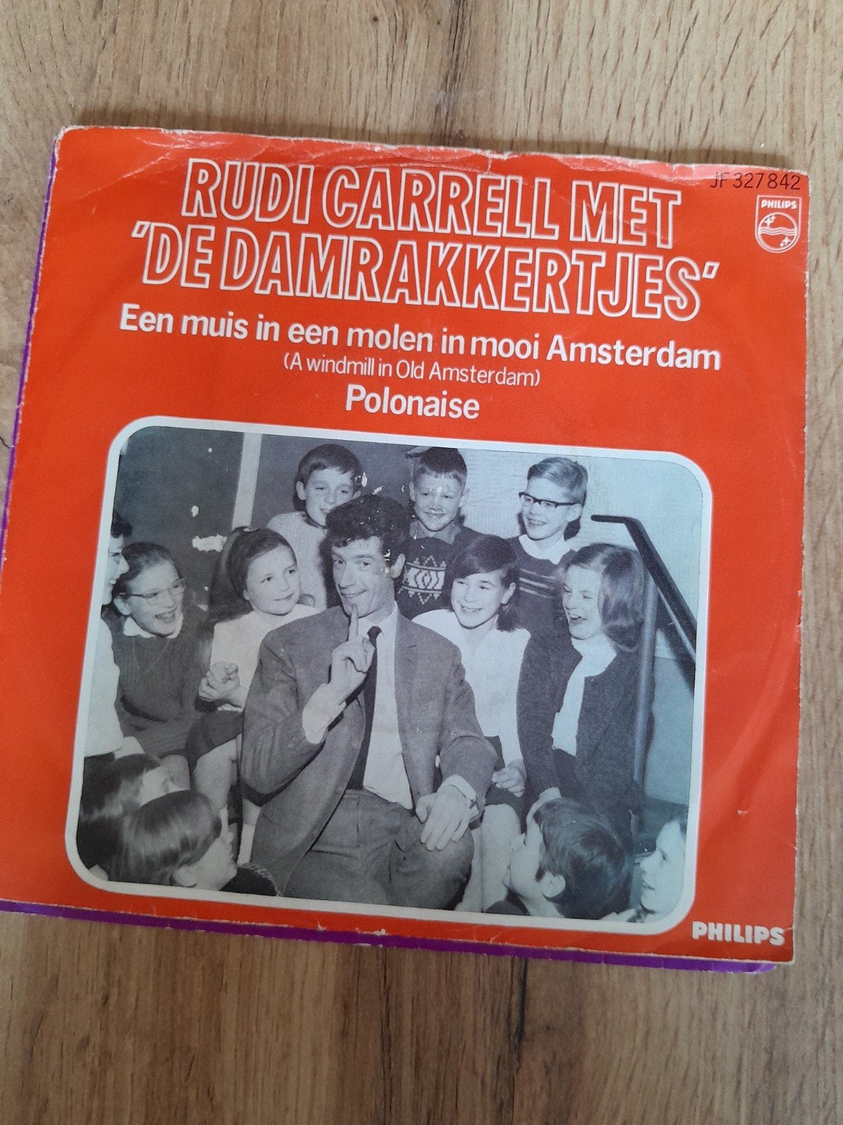 rudi carrell 7 inch een muis in een molen in mooi amsterdam, Ophalen of Verzenden, Zo goed als nieuw, Nederlandstalig