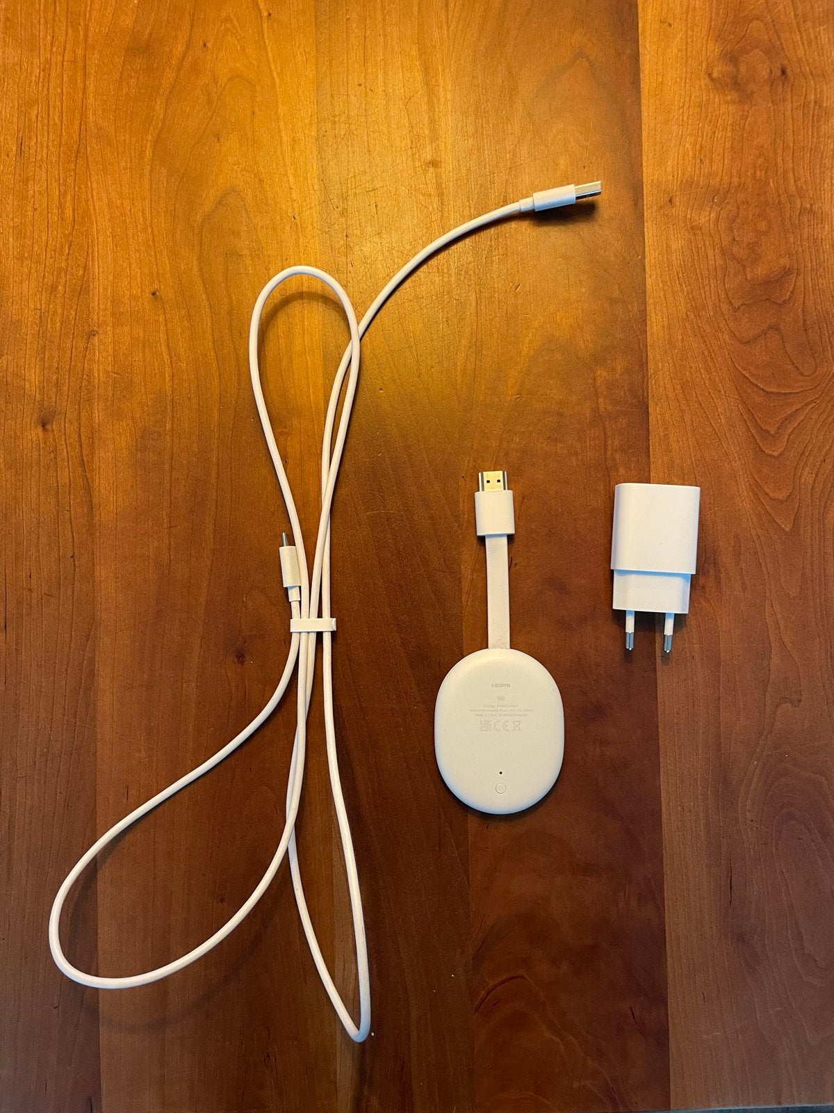 Google Chromecast met Google TV - Wit, Audio, Tv en Foto, Mediaspelers, Ophalen, Zo goed als nieuw, HDMI, Zonder harde schijf