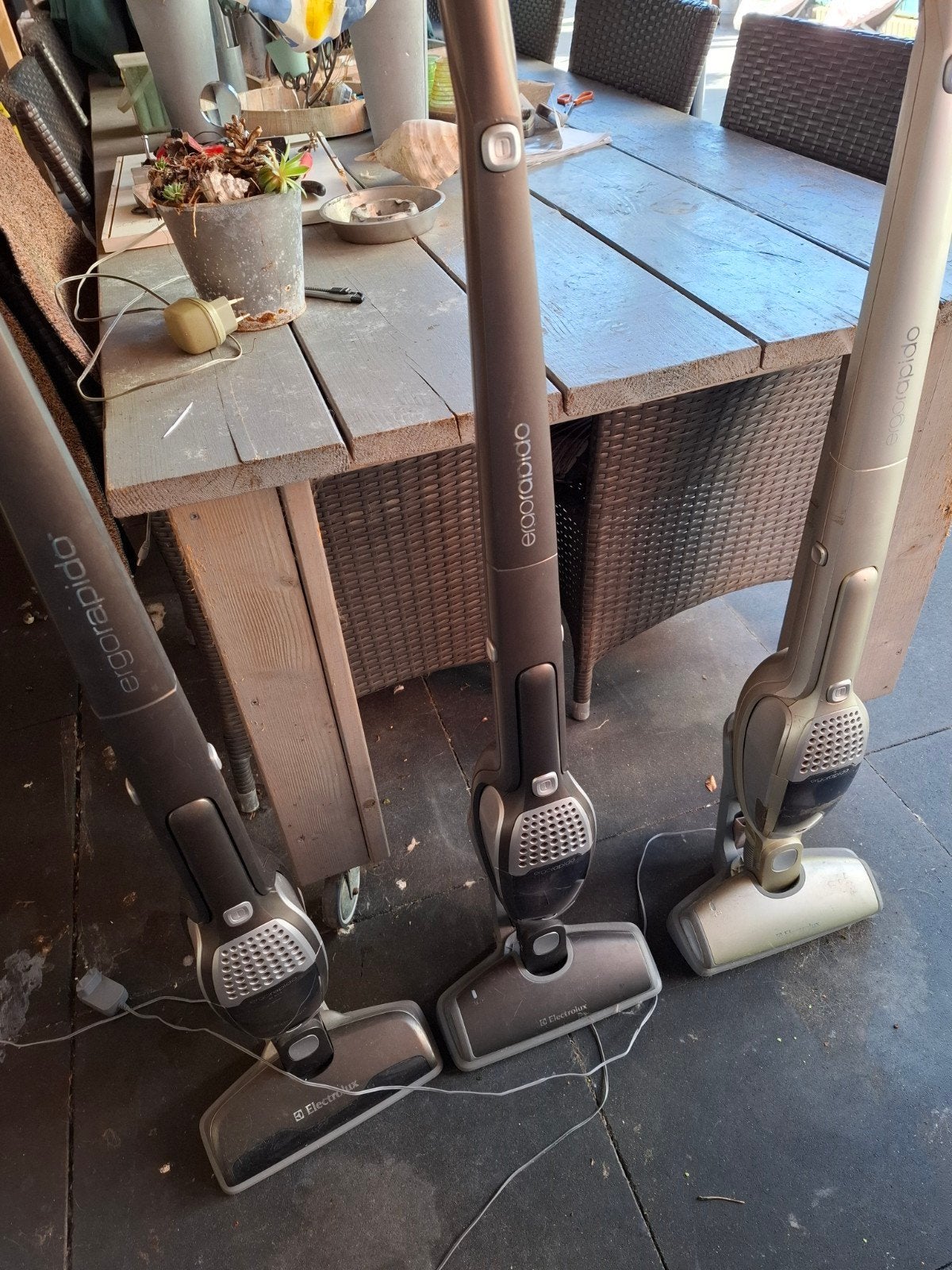3 steelstofzuigers voor hobby of onderdelen Electrolux, Overige merken, Ophalen of Verzenden, Niet werkend, Inclusief accessoires