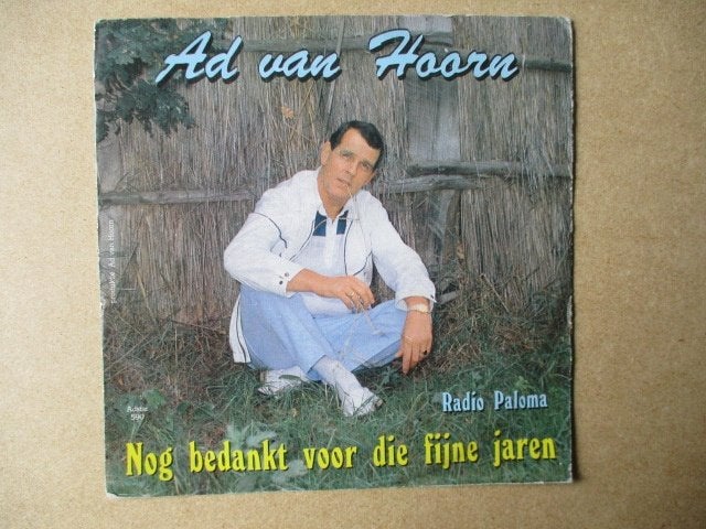s0290 ad van hoorn - nog bedankt voor die fijne jaren, Cd's en Dvd's, Ophalen, Gebruikt, 7 inch, Overige genres