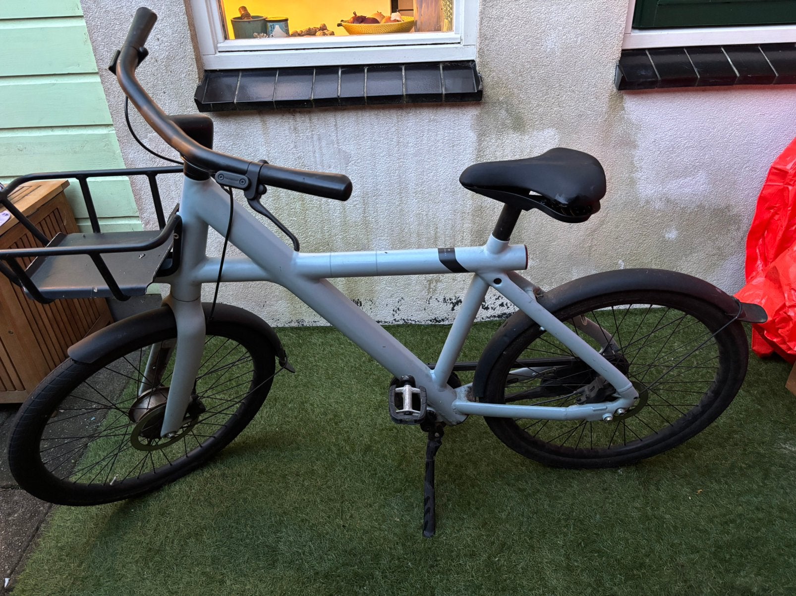 VanMoof X3 blauw (defect), Fietsen en Brommers, Fietsen | Crossfietsen en BMX, Zo goed als nieuw, 24 inch of meer, Aluminium, Schijfrem