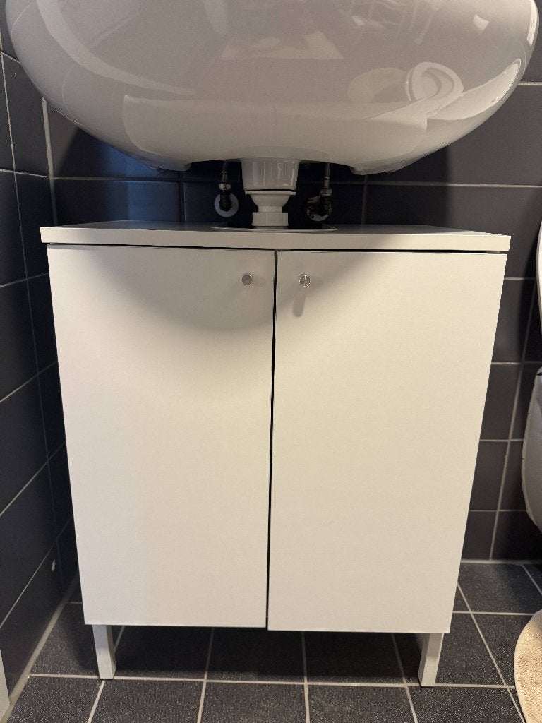 IKEA NYSJON Washbasin Cabinet White, Ophalen, Gebruikt, 50 tot 100 cm, Minder dan 100 cm