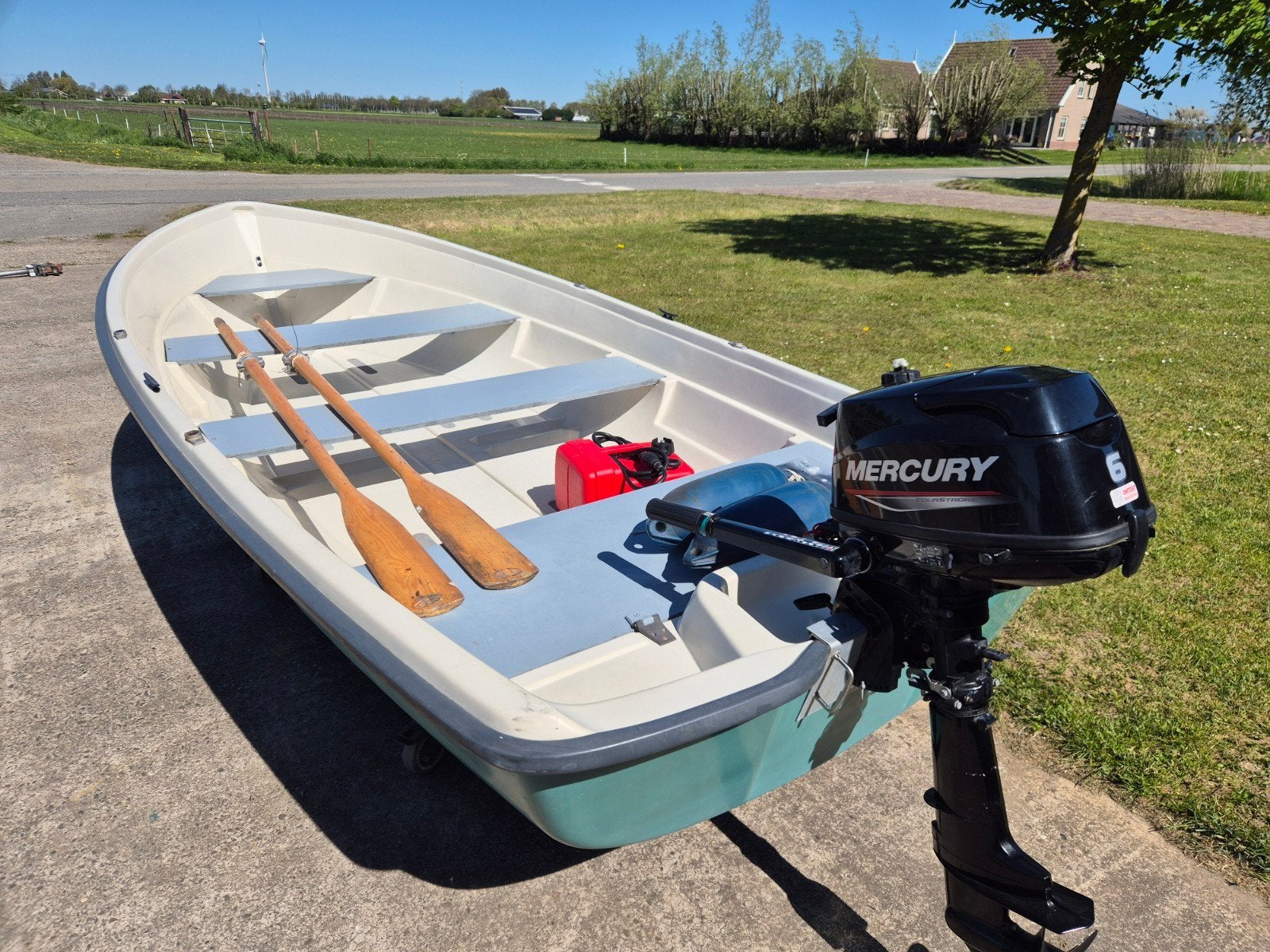 Terhi 440 boot met mercury 6pk 4takt Buitenboordmotor 2021, Ophalen, Topcraft, Buitenboordmotor