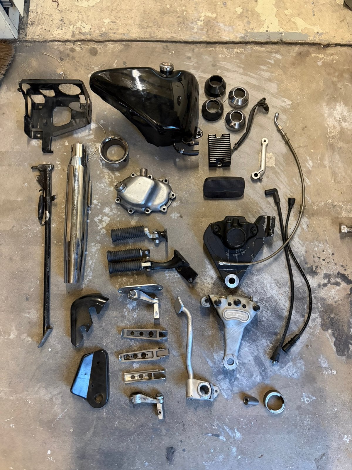 Verschillende onderdelen sportster , shovelhead , custom, Ophalen of Verzenden