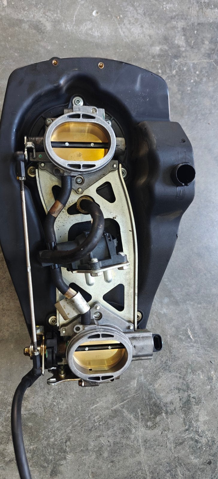 gasklephuis ducati 848 evo, Motoren, Ophalen of Verzenden, Gebruikt