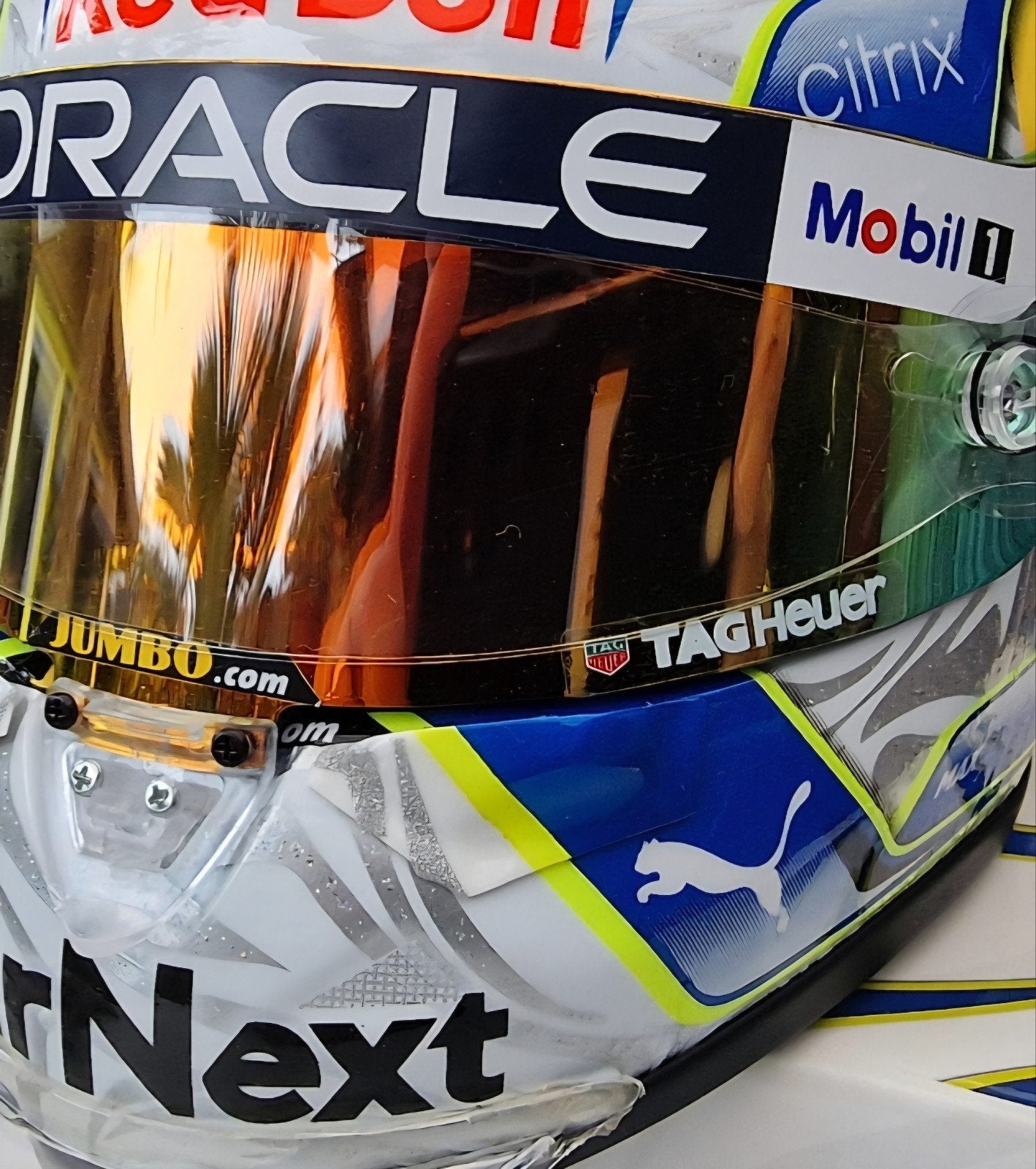 Max Verstappen helm 1:2 Oostenrijk Astria GP 2022 +Updates., Ophalen of Verzenden, Zo goed als nieuw, Formule 1