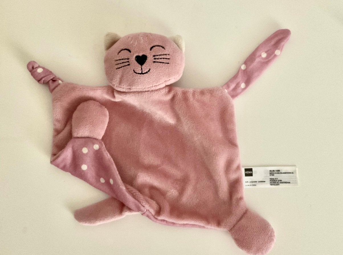 Hema knuffeldoekje poes, Ophalen of Verzenden, Zo goed als nieuw