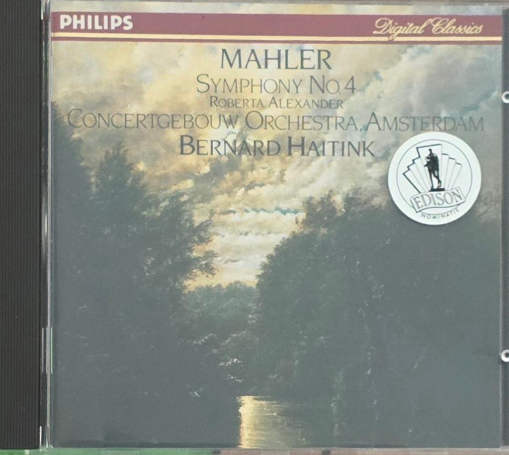 Mahler: Symfonie No. 4 - Concertgebouw Orkest, Haitink, Ophalen of Verzenden, Romantiek, Zo goed als nieuw, Orkest of Ballet