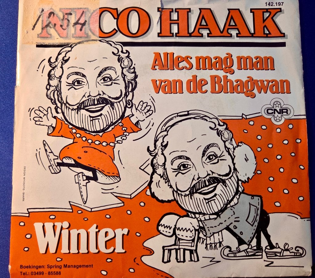 Nico Haak: Alles mag van de Bhagwan, Gebruikt, 7 inch, Overige typen, Nederlandstalig
