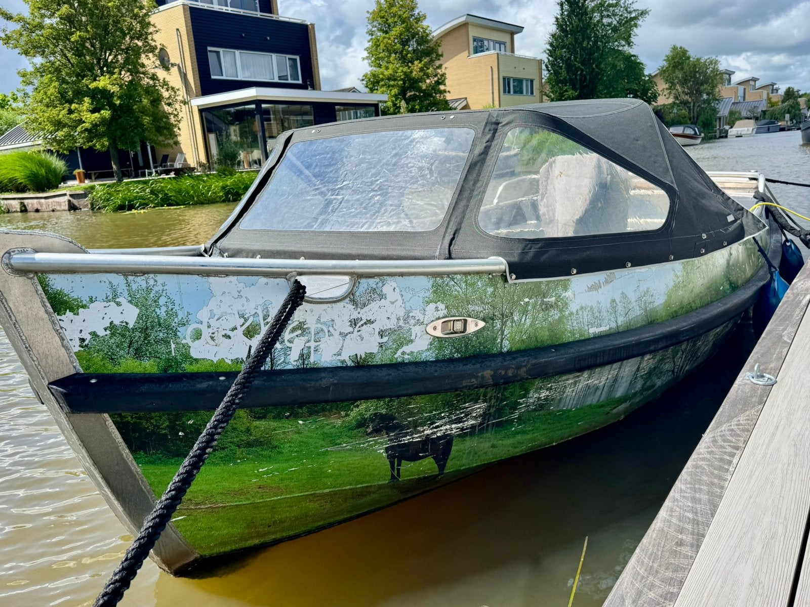 Elektrische, onderhoudsvrije, aluminium sloep Van Vossen 550, Binnenboordmotor, Elektrisch, Aluminium, Ophalen