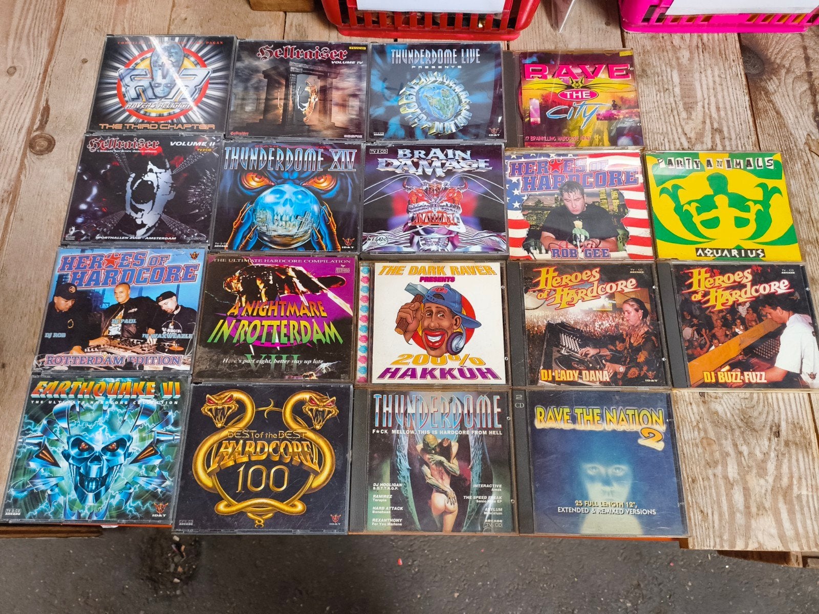 29 Vintage Hardcore/Rave cd's, Ophalen of Verzenden, Gebruikt