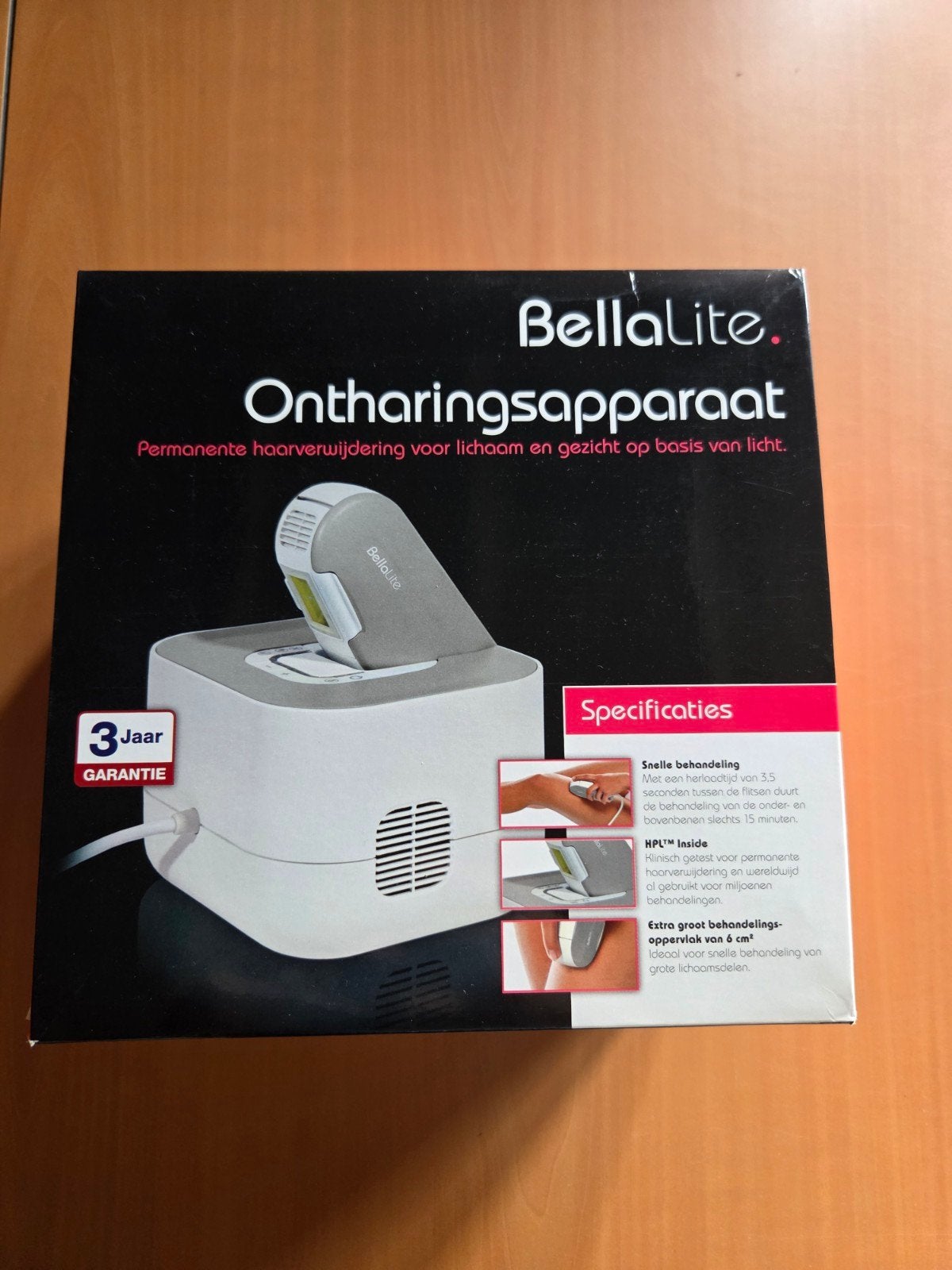 Ontharingsapparaat BellaLite, Ophalen of Verzenden, Zo goed als nieuw, Scheren en Epileren