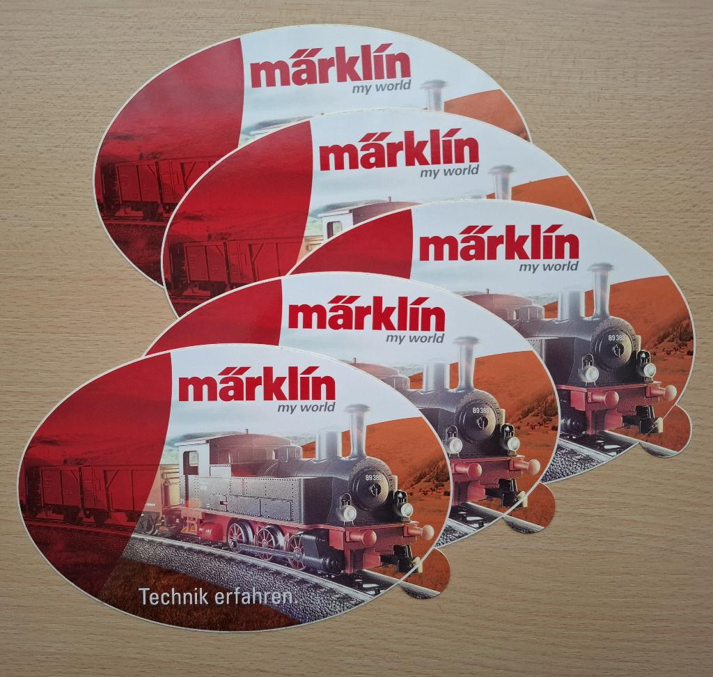 Marklin stickers MyWorld, Verzamelen, Verzenden, Nieuw, Overige typen