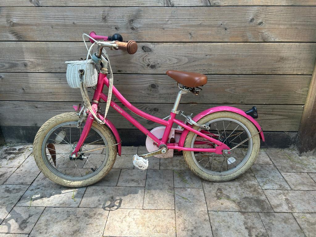 Bobbin meisjesfiets 16 inch - opknapper, Fietsen en Brommers, Ophalen, Gebruikt, 16 tot 20 inch