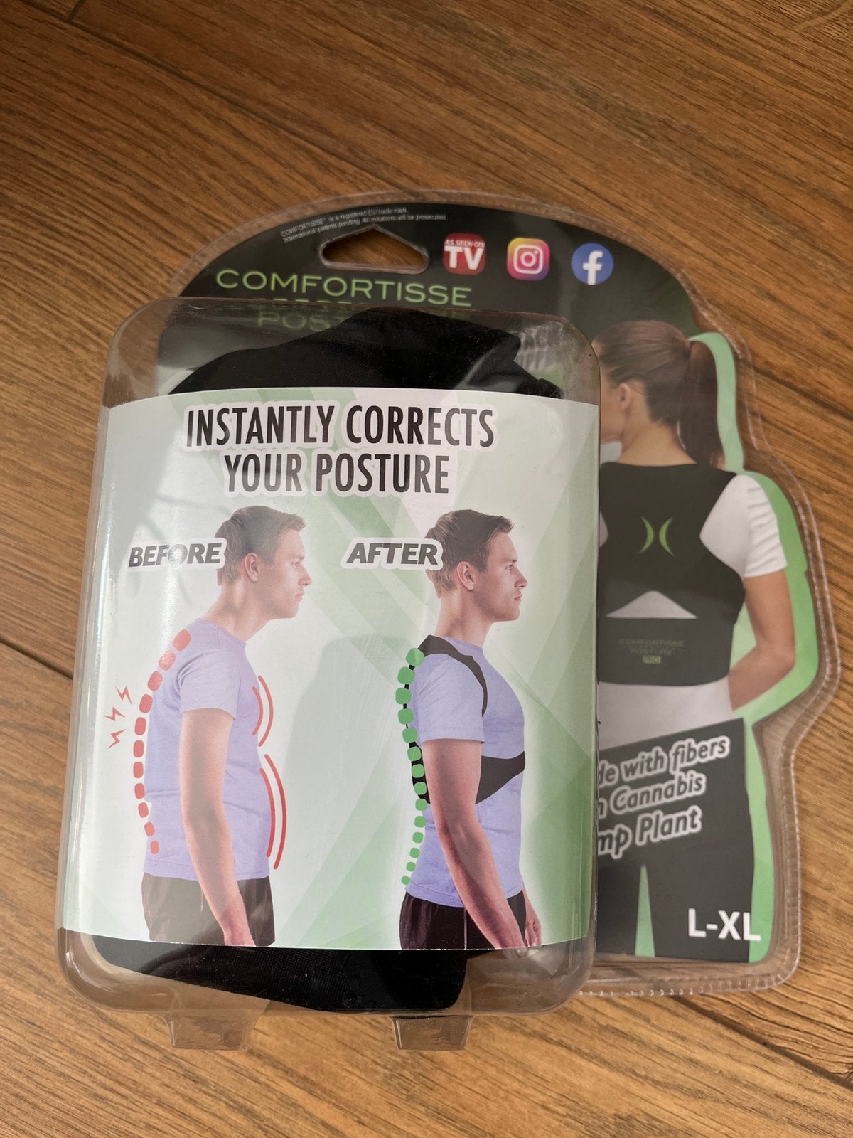 Rug schouder recht houder Nieuw! Maat L-XL, Sport en Fitness, Ophalen, Nieuw