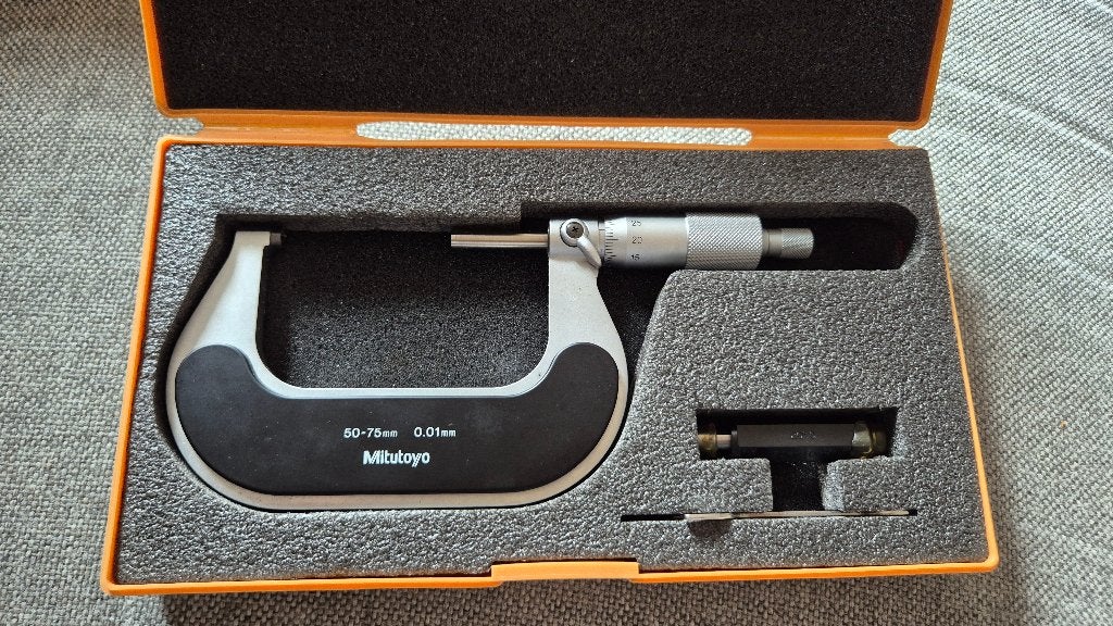 4 Mitutoyo Micrometers IMP-100, IMP-75, M310-75, M310-100, Ophalen, Zo goed als nieuw, Afstand