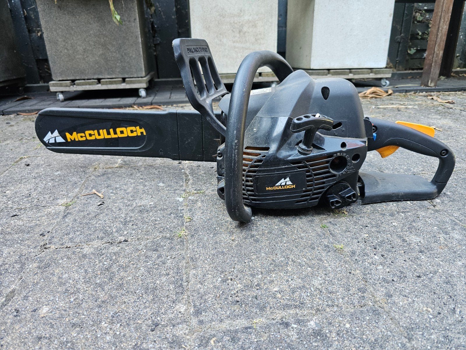 McCulloch CS330 benzine-kettingzaag, Tuin en Terras, Ophalen, Gebruikt, McCulloch