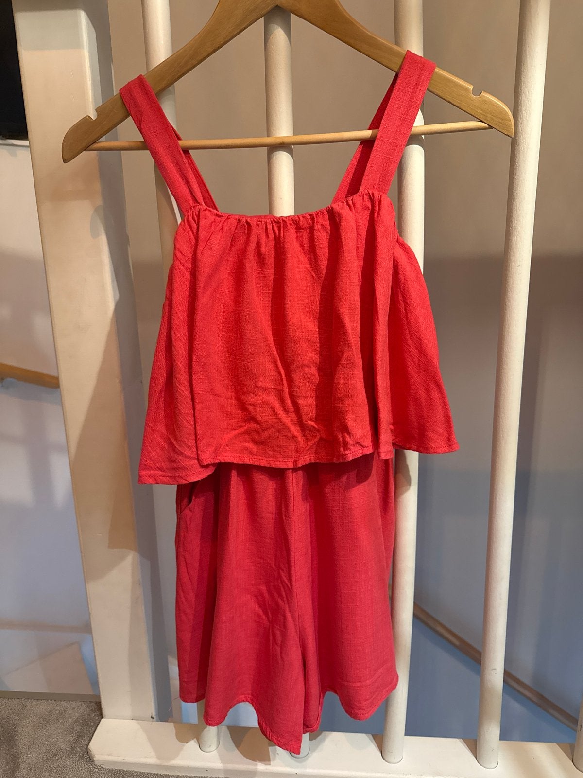 Zara Broekpak Rood - Maat 148 cm (11-12 jaar), Ophalen of Verzenden, Zo goed als nieuw, Maat 46/48 (XL) of groter, Rood