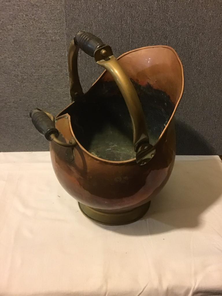 Antiek koperen helmkit, Antiek en Kunst, Antiek | Koper en Brons, Ophalen of Verzenden