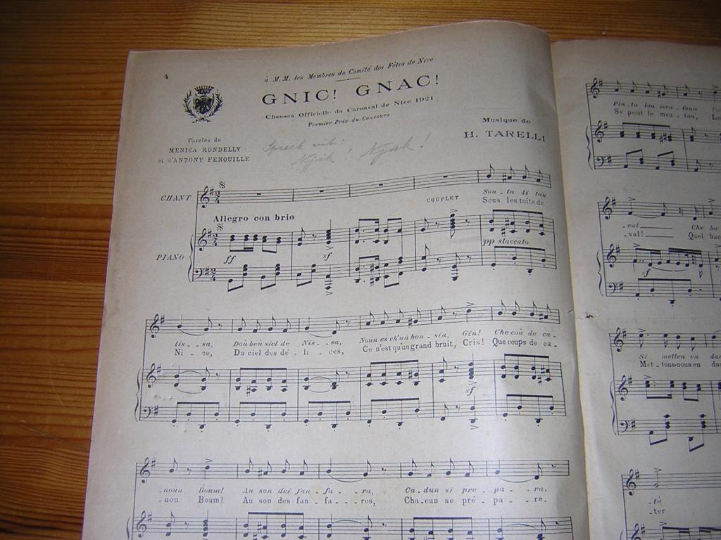Gnic gnac - h. Tarelli, Zang, Gebruikt, Ophalen of Verzenden, Artiest of Componist