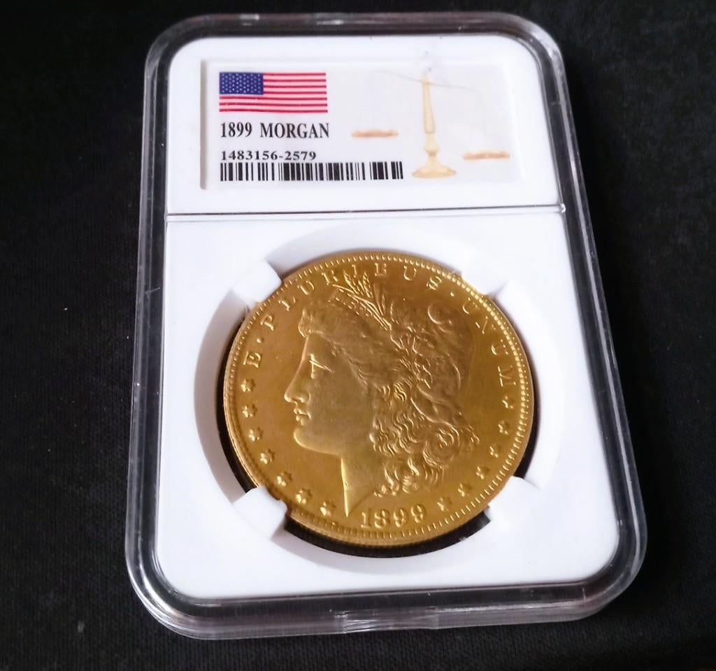 Morgan dollar 1899 E, Ophalen of Verzenden, Noord-Amerika, Losse munt