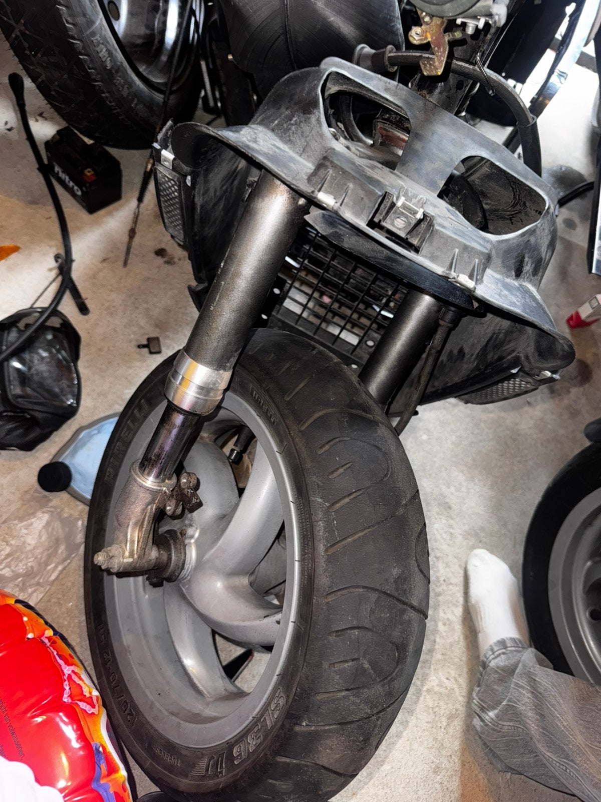 Gilera runner voorvork, Fietsen en Brommers, Brommeronderdelen | Scooters, Ophalen, Zo goed als nieuw, Overige typen, Piaggio