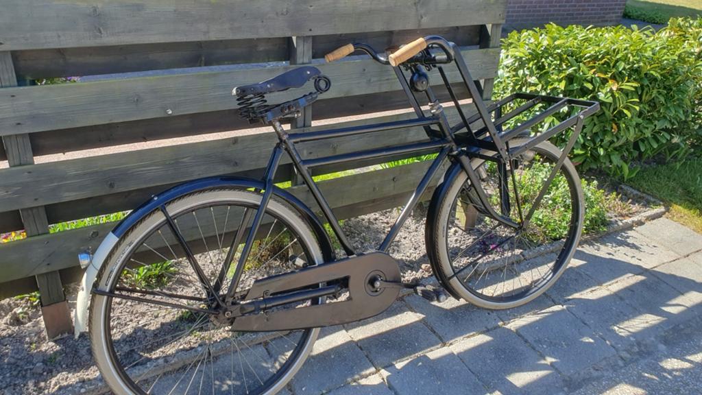 Oude Empo Transportfiets bouwjaar 1930/1935, Fietsen en Brommers, Fietsen | Oldtimers, Overige merken, Terugtraprem, Ophalen of Verzenden