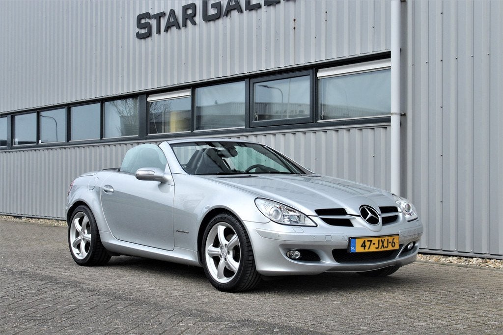 Mercedes-Benz SLK SLK 200 K Automaat 53937km Youngtimer, Auto's, Mercedes-Benz, Automaat, Achterwielaandrijving, Gebruikt, Zwart