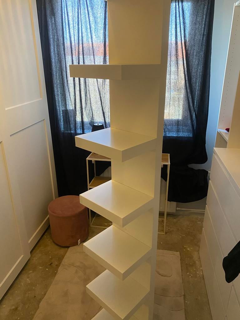 Ikea lack wandrek wit, Huis en Inrichting, Met plank(en), Minder dan 50 cm, Gebruikt, 200 cm of meer