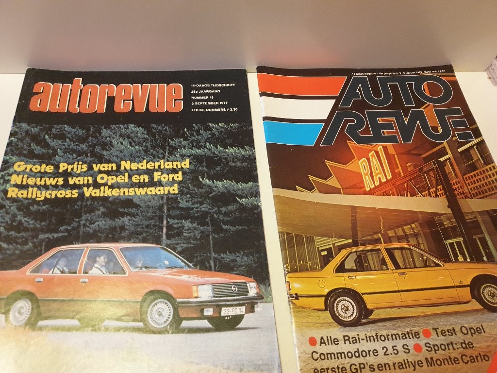 Autorevue - 1977 en 1979, Ophalen of Verzenden, Zo goed als nieuw, Algemeen