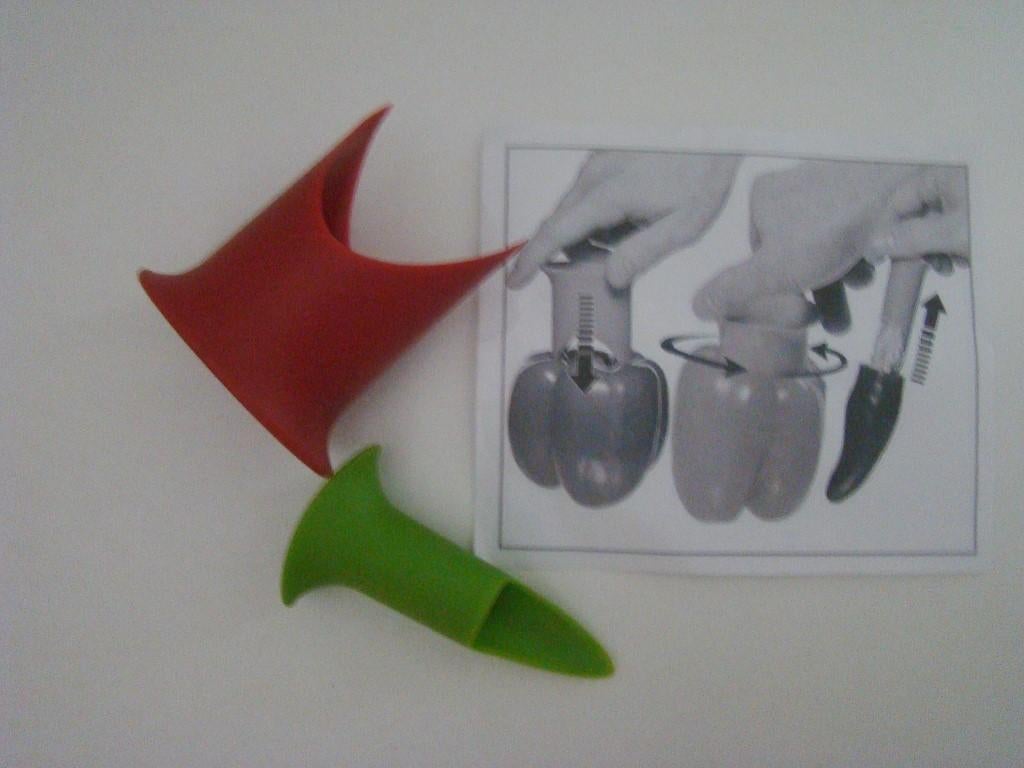 Paprika  en  chilipeper steker / ontpitter, Ophalen of Verzenden, Nieuw, Kunststof