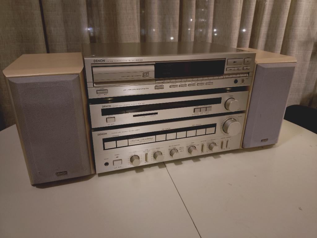 Denon Stereoset (losse onderdelen), Gebruikt, Denon, Tuner of Radio, Losse componenten