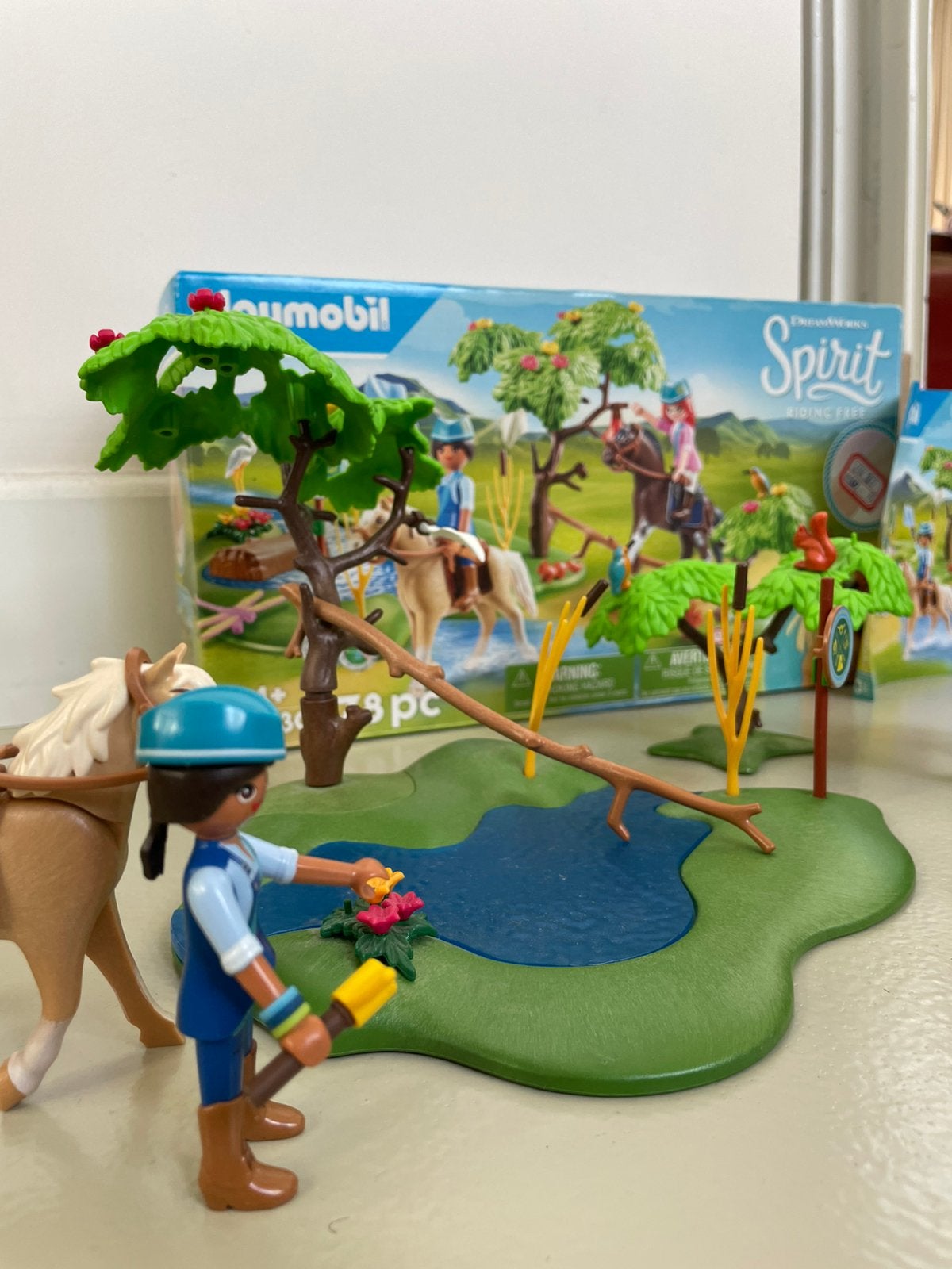 Playmobil Spirit paarden (incl doos), Kinderen en Baby's, Speelgoed | Playmobil, Ophalen, Zo goed als nieuw
