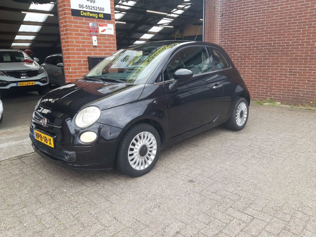 Fiat 500 1.2 Lounge, Panorama dak, 1e Eig., Blue Tooth conn,, Auto's, Fiat, Euro 5, Gebruikt, 1242 cc, 4 cilinders
