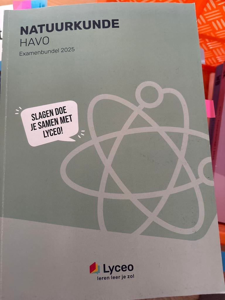 Natuurkunde HAVO Examenbundel 2025 Lyceo, Boeken, Ophalen of Verzenden, Zo goed als nieuw, HAVO, Natuurkunde