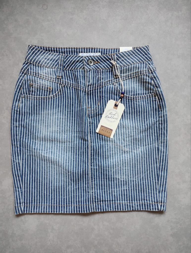 Red Button Jeans Rokje 34., Blauw, Nieuw, Ophalen of Verzenden, Maat 34 (XS) of kleiner