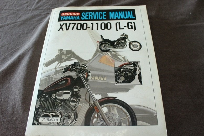 Yamaha XV700 - XV1100 1984 - 1988 motorcycle service manual, Motoren, Ophalen of Verzenden, Yamaha