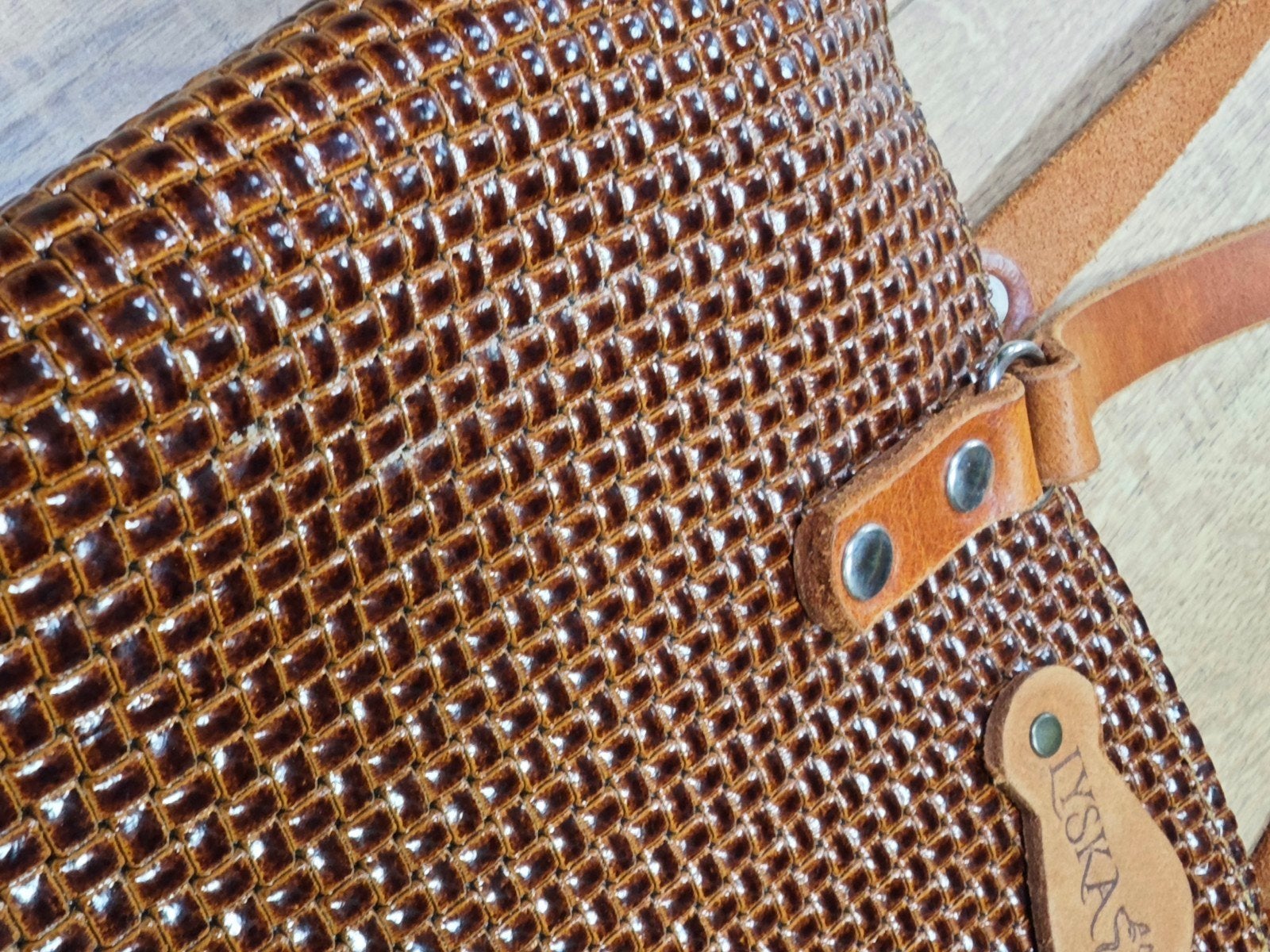 Leren damestas handgemaakt, Handtas, Nieuw, ?, ?