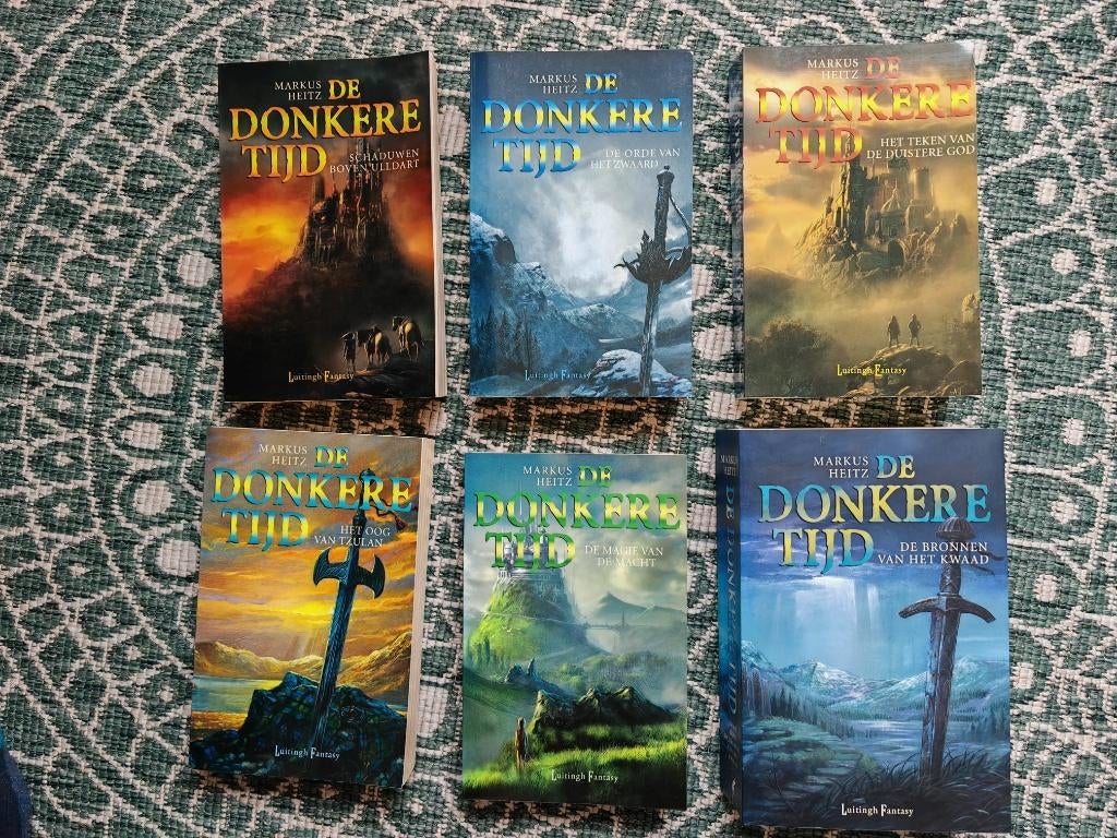 Markus Heitz - De Donkere Tijd – Complete Serie (6 boeken), Ophalen of Verzenden, Gelezen, Markus Heitz