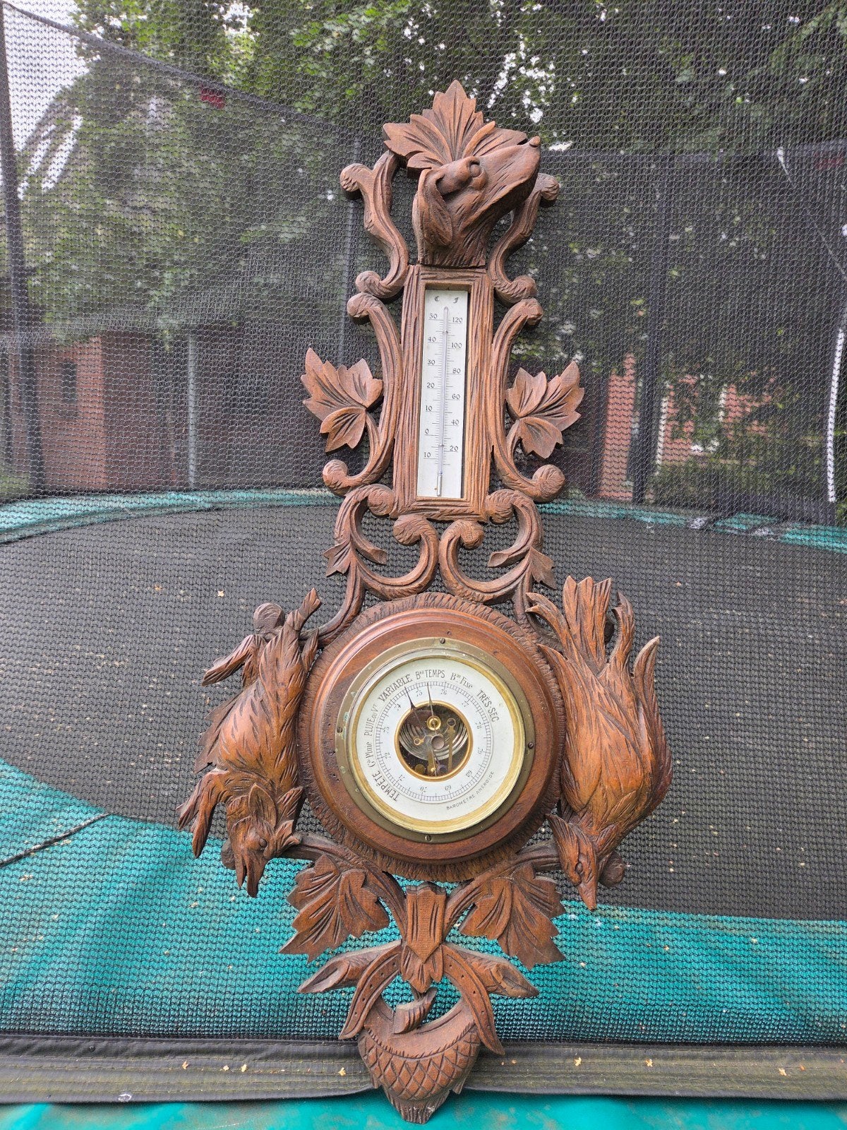 Antieke barometer., Ophalen