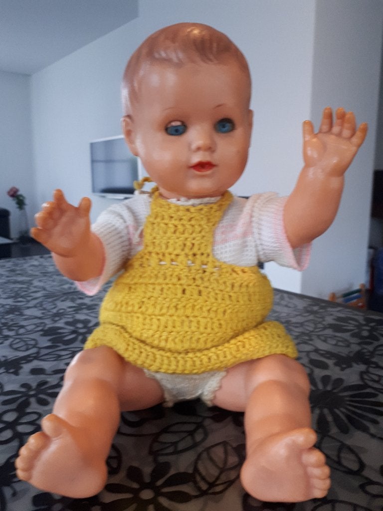 Te koop: Vintage Schildpad pop, Verzamelen, Ophalen of Verzenden, Gebruikt, Pop