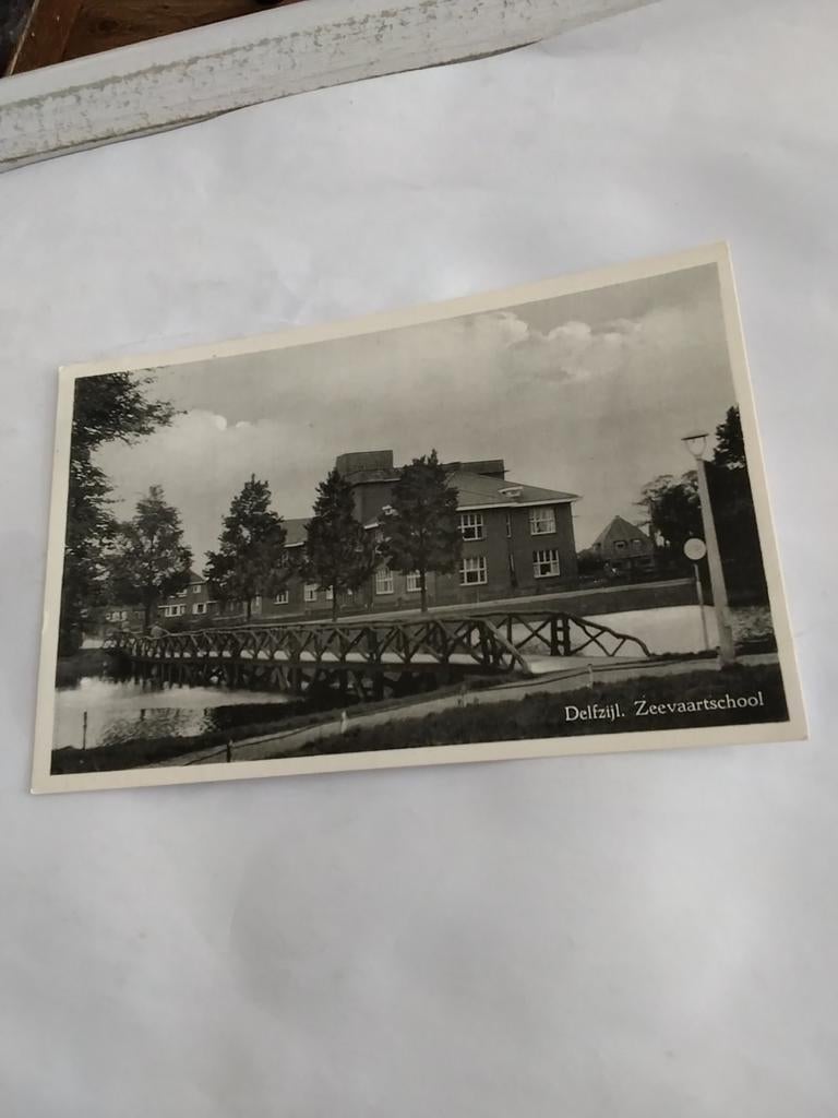 DELFZIJL  1954.   ZEEVAARTSCHOOL, Ophalen of Verzenden, 1940 tot 1960, Zuid-Holland