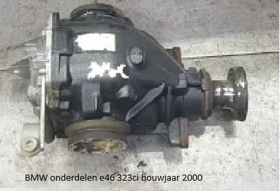 BMW E46 323Ci  differentieel achteras, Ophalen of Verzenden, Gebruikt, BMW