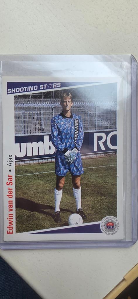 Rookie Card Edwin van der Sar Ajax, Verzamelen, Ophalen of Verzenden, Zo goed als nieuw, Ajax, Spelerskaart