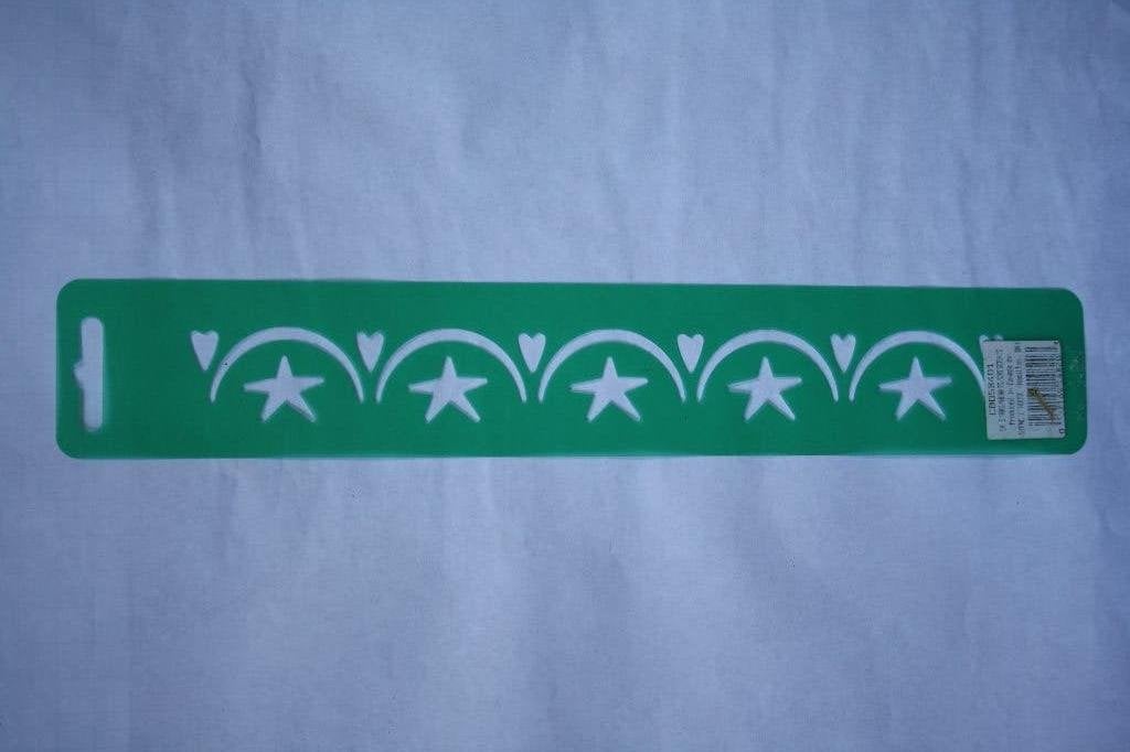 2 stuks Stencil stars/hearts/cres en stencil golven rondjes, Verzenden, Nieuw, Frame of Mal, Overige merken