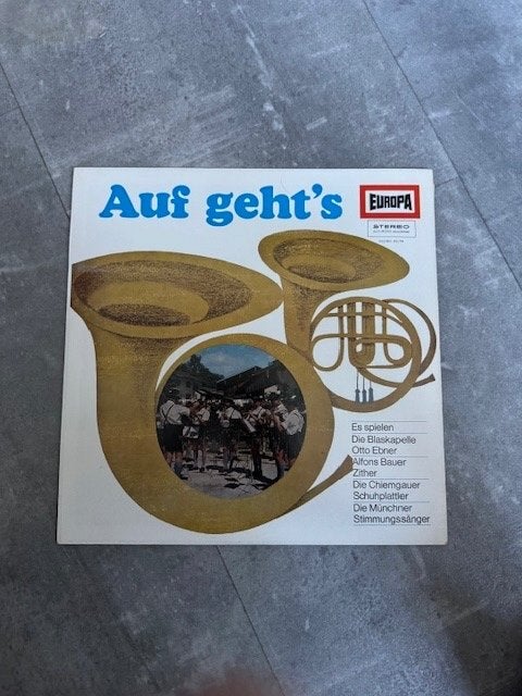 Europa, Auf Geht's, Beschermende buitenhoes, LP, Gebruikt, Ophalen of Verzenden