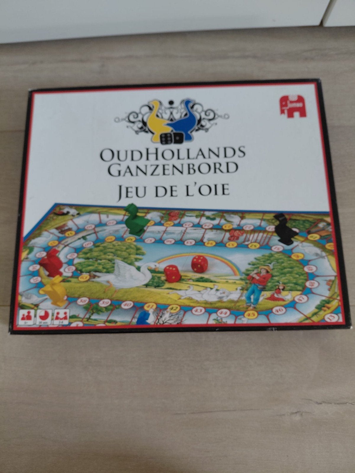 Oud Hollands Ganzenbord - Klassiek Bordspel, Vijf spelers of meer, Ophalen of Verzenden, Zo goed als nieuw, Jumbo