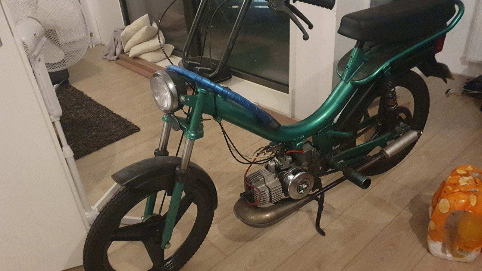 UNIEKE KANS! Puch Z-one 70cc 2-takt bromfiets Groen, Fietsen en Brommers, Brommers | Puch, Ophalen, Gebruikt, Overige modellen
